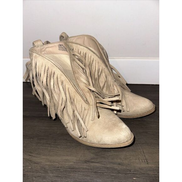 Coconuts By Matisse Women's Lambert Western Cowgirl Fringe‎ Bootie Size 8 - Picture 1 of 8